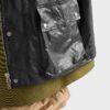Antiqued Leather Caban Jacket