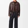 Balloon Biker Jacket In Nappa Lambskin