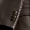 Bar Jacket Deep Brown Lambskin