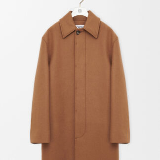 Belted Coat In Wool