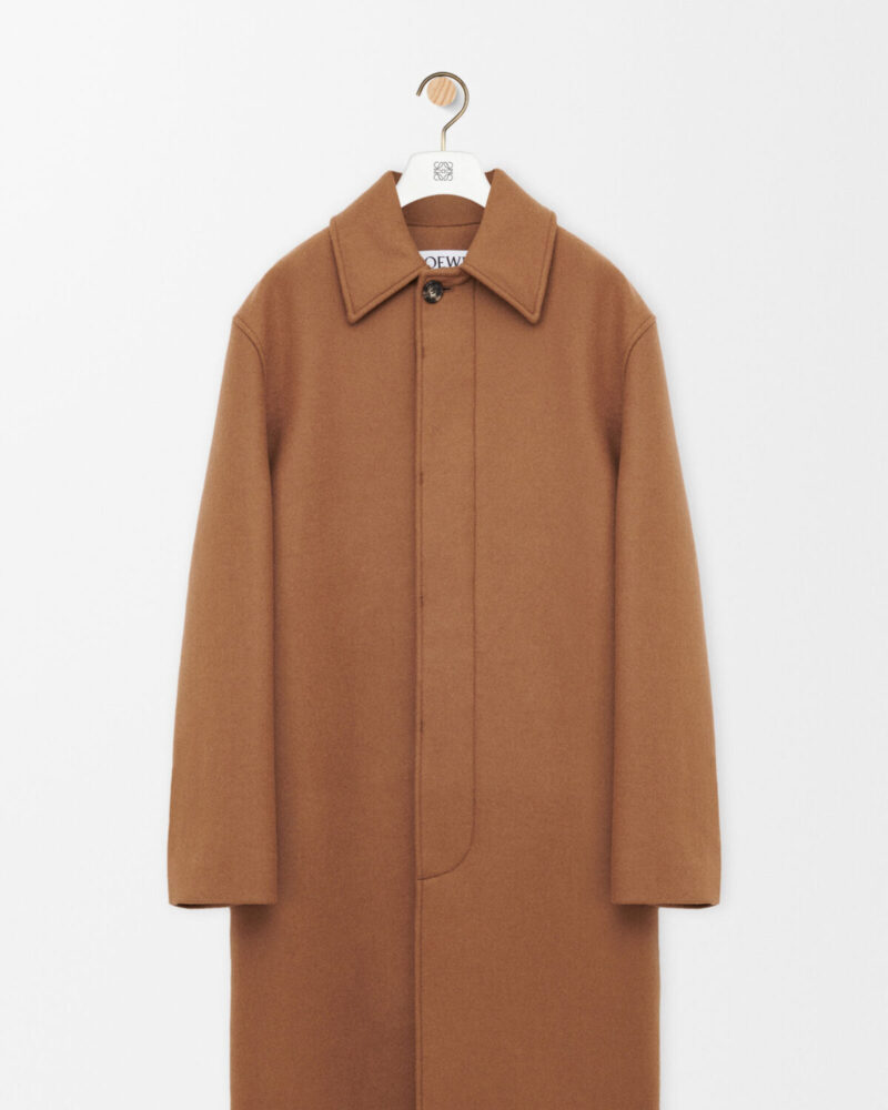 Belted Coat In Wool