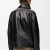 Belted Jacket In Nappa Lambskin