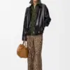 Belted Jacket In Nappa Lambskin