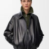 Belted Jacket In Nappa Lambskin