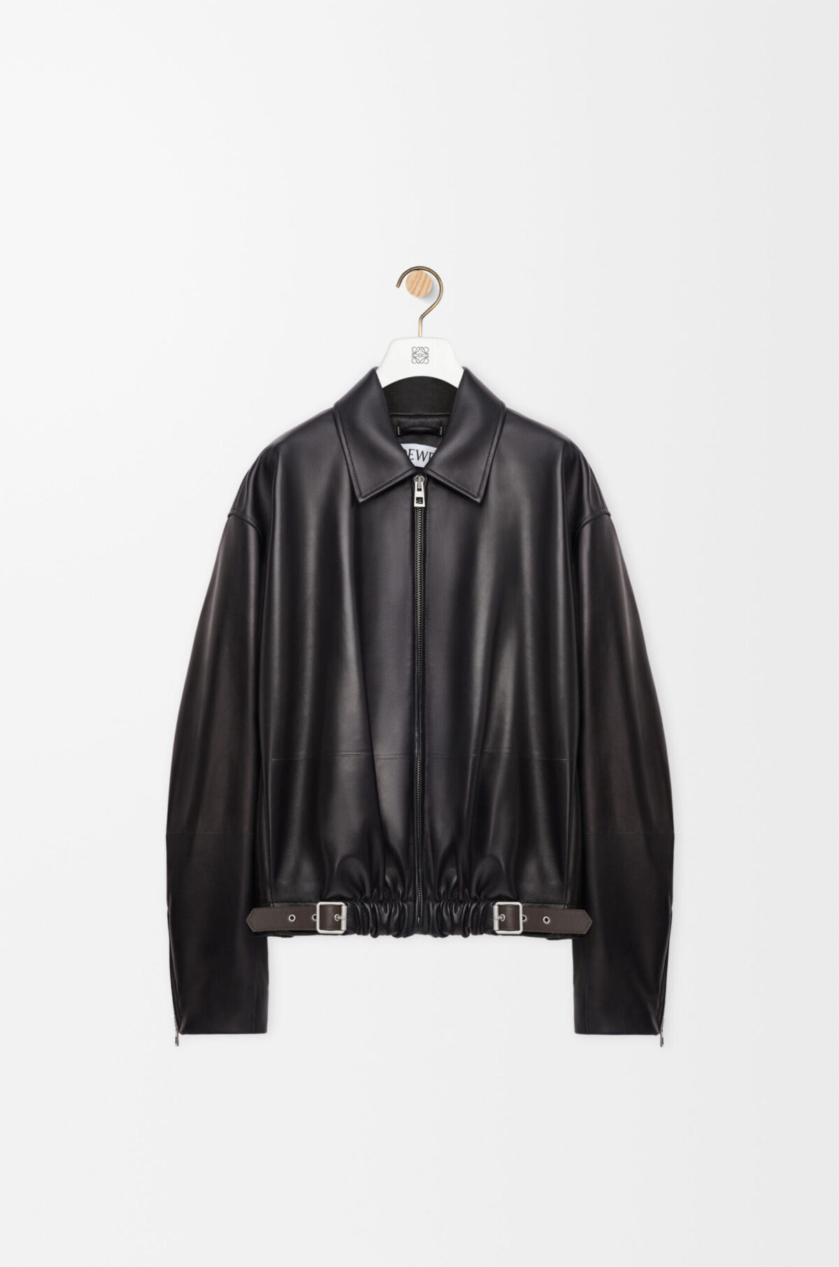 Belted Jacket In Nappa Lambskin