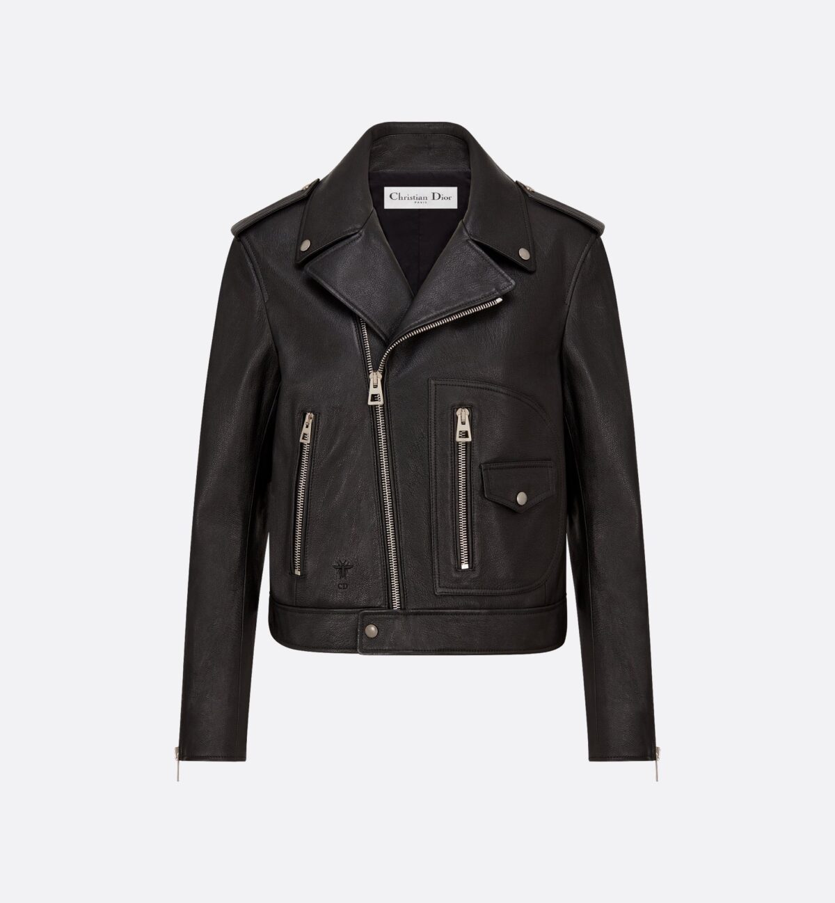 Biker Jacket Black Goatskin