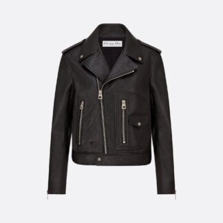 Biker Jacket Black Goatskin