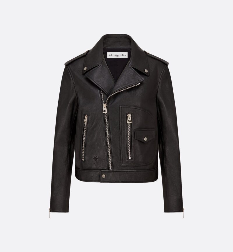 Biker Jacket Black Goatskin