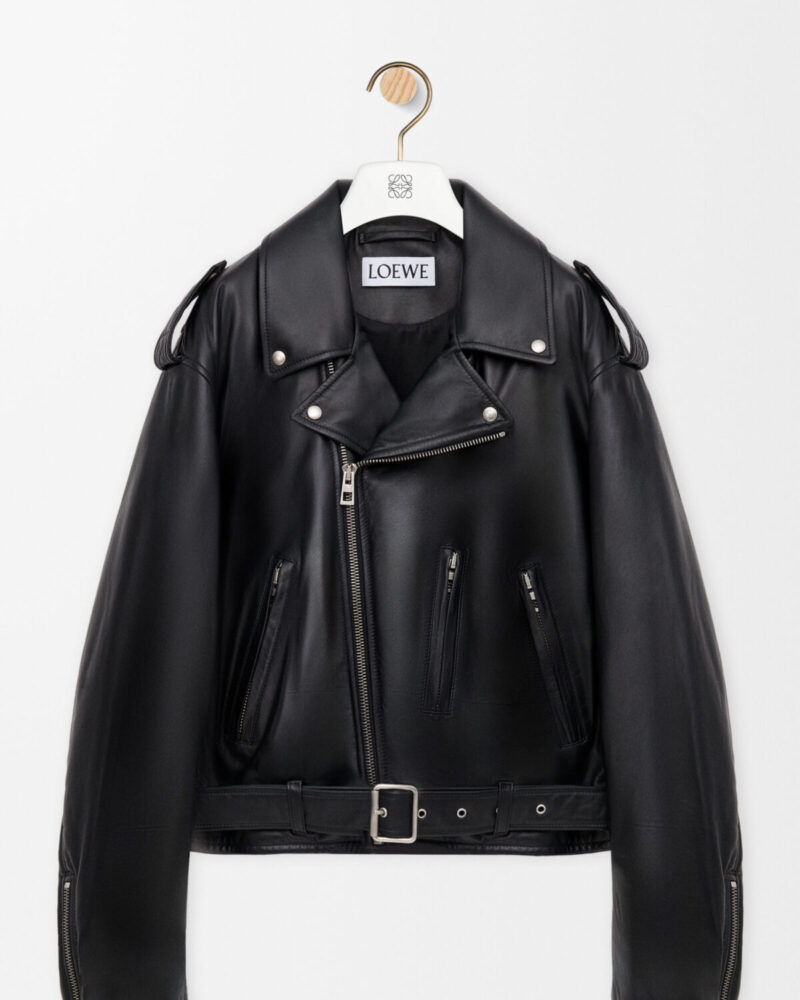 Biker Jacket In Nappa Lambskin