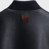 Blouson zippé Cuir de vachette bleu marine