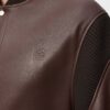 Bomber jacket in nappa lambskin Brown