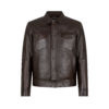 Buffalo Grain Leather Western Jacket