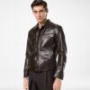 Buffalo Grain Leather Western Jacket