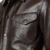Buffalo Grain Leather Western Jacket