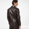 Buffalo Grain Leather Western Jacket