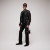 Buffalo Leather Biker Jacket With Web