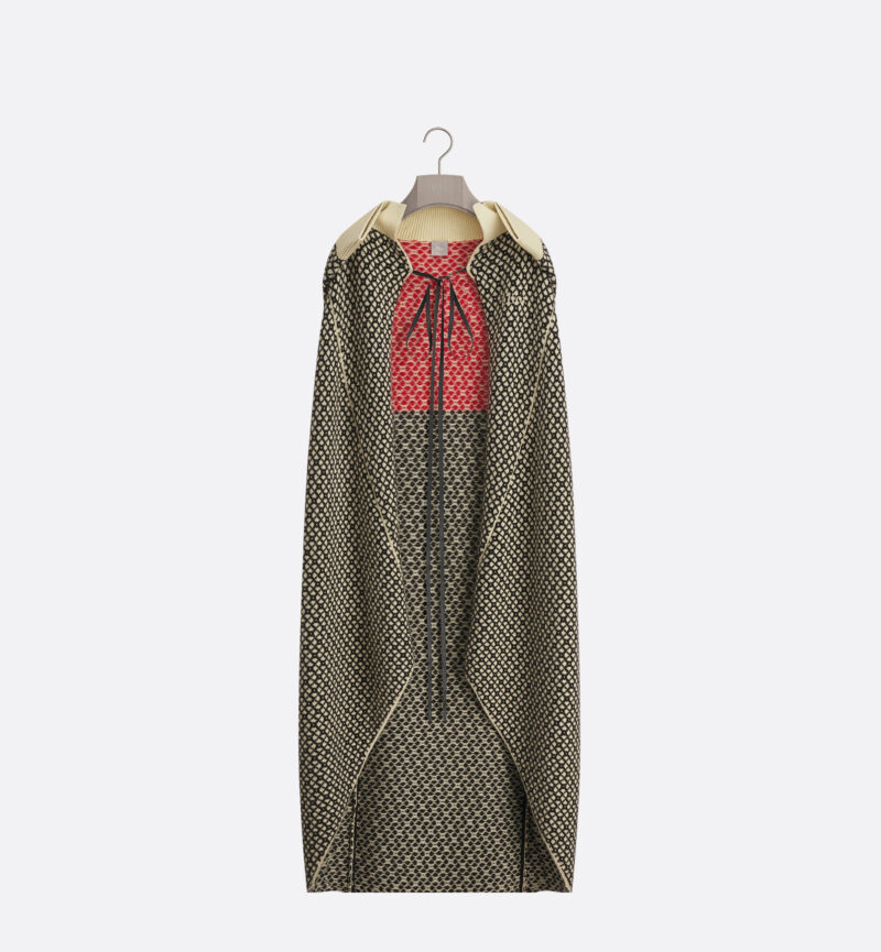 Cape Ecru and Black Cashmere Jacquard
