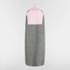 Cape Wool-Cashmere Jacquard with Pink and Green Motif