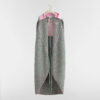 Cape Wool-Cashmere Jacquard with Pink and Green Motif