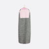 Cape Wool-Cashmere Jacquard with Pink and Green Motif