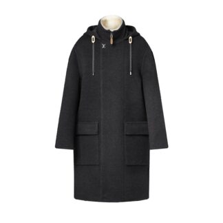 Cashmere Silk Blend Double Face Coat