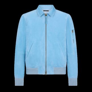 Cashmere Suede Collar Blouson