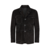 Cashmere Suede Military Jacket