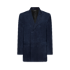 Cashmere Suede Sartorial Peacoat
