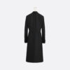 Coat Black Wool and Silk