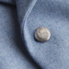 Coat Blue Virgin Wool Blend