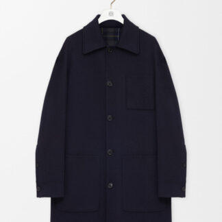 Coat In Wool And Cashmere