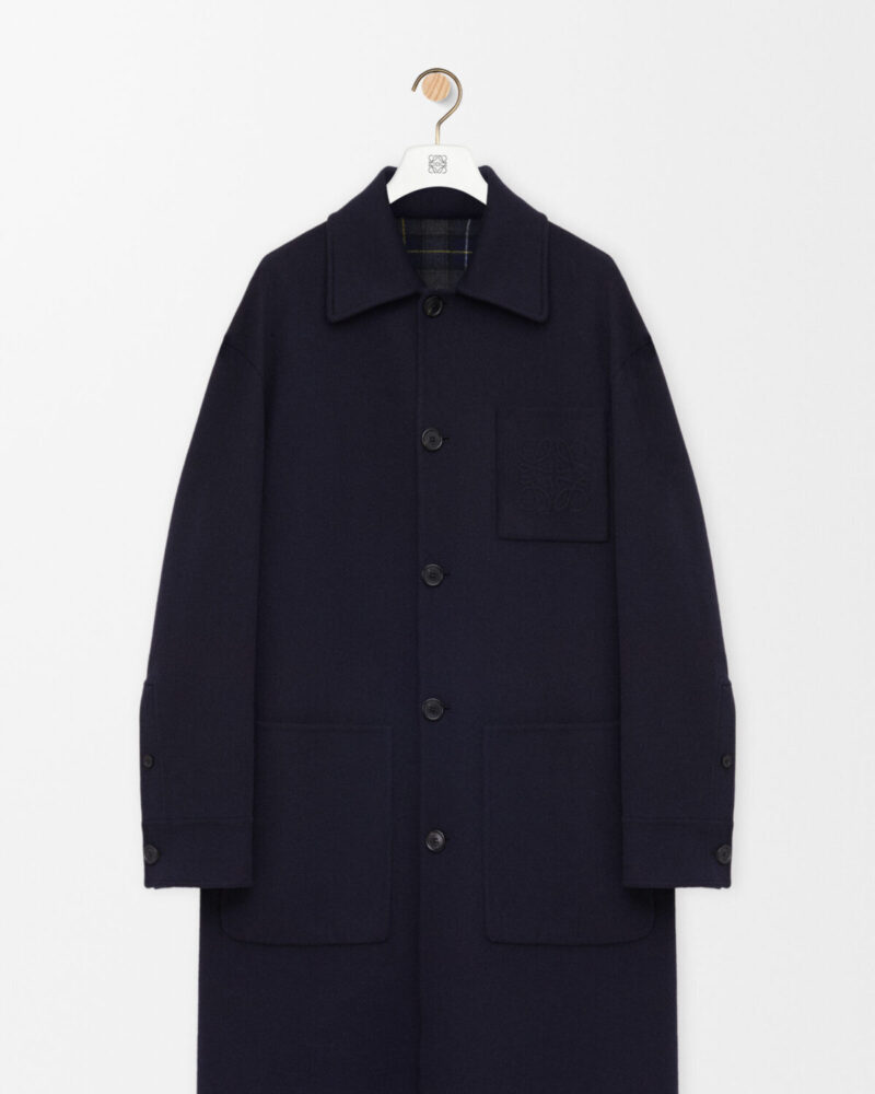 Coat In Wool And Cashmere
