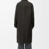 Coat In Wool And Silk