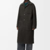 Coat In Wool And Silk
