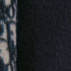 Coat with Belt Blue Double-Sided Virgin Wool