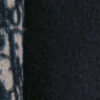 Coat with Belt Blue Double-Sided Virgin Wool
