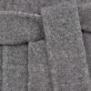 Coat with Belt Gray Double-Sided Virgin Wool