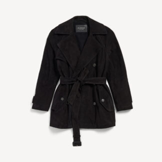 Cocoon Short Trench Black