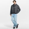 Collarless Shearling Jacket
