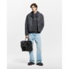 Collarless Shearling Jacket