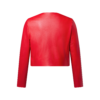 Cropped Leather Jacket