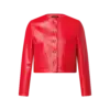 Cropped Leather Jacket