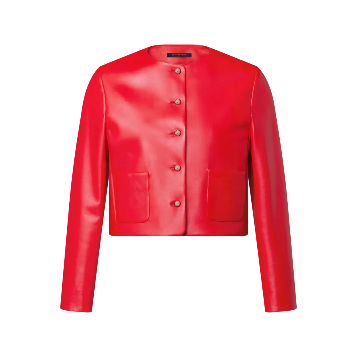 Cropped Leather Jacket