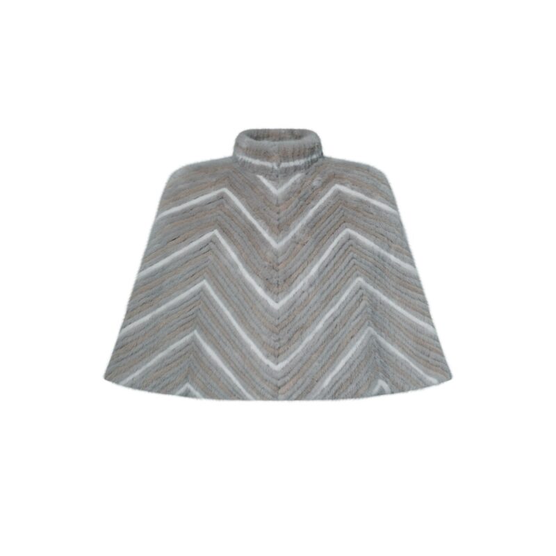 Cropped Mink Cape