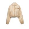 Cropped Nappa Leather Jacket