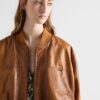 Cropped Nappa Leather Jacket