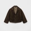 Cropped Suede Jacket