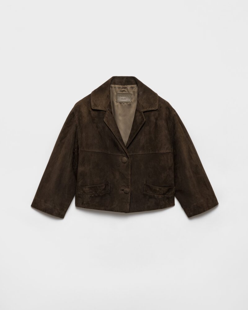 Cropped Suede Jacket
