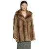 Degrade Soft Shearling Peacoat