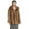 Degrade Soft Shearling Peacoat